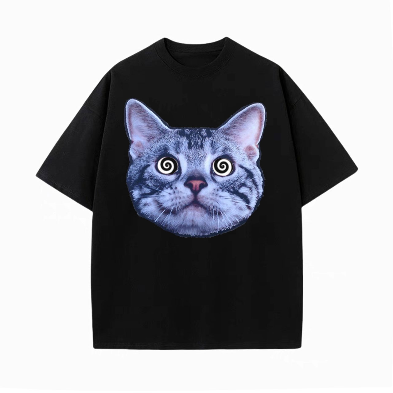 Cat Vintage Washed T-Shirt/Sweatshirt/Hoodie-LASPORTN