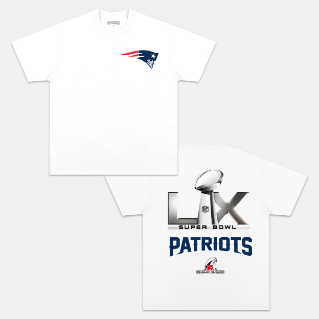 2026 SUPER BOWL LX & NEW ENGLAND PATRIOTS V2 TEE
