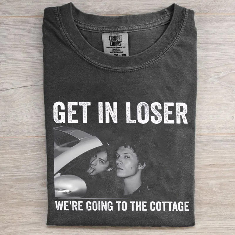 Get In Loser We're Going To The Cottage Funny Williams & Storrie Hockey T-shirt-LASPORTN