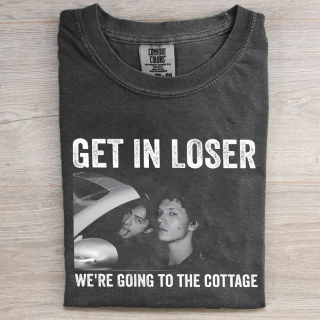 Get In Loser We're Going To The Cottage Funny Williams & Storrie Hockey T-shirt-LASPORTN
