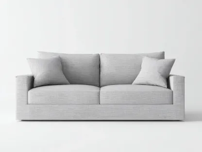 Canapé droit-tissu-192x95x82 cm-gris clair-style contemporain-Casagohut