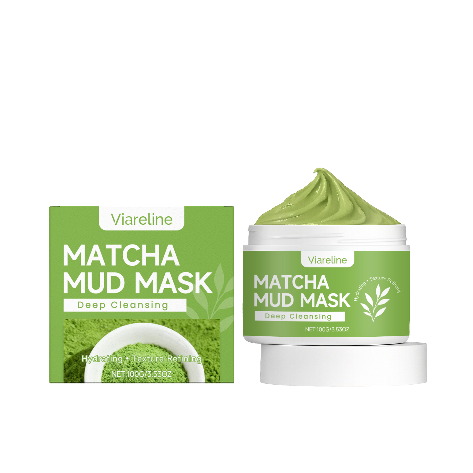 Viareline Matcha Purifying Clay Mask