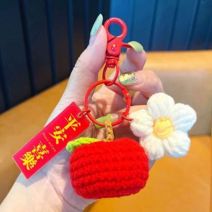 Handmade Fruit Keychain – Lucky Charm Bag Pendant