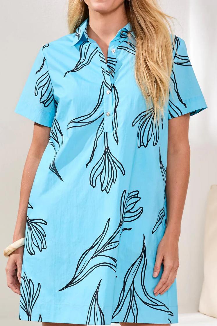 1/2 Button Placket Dress