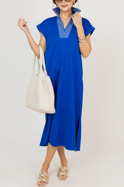 On The Collar Midi, Royal