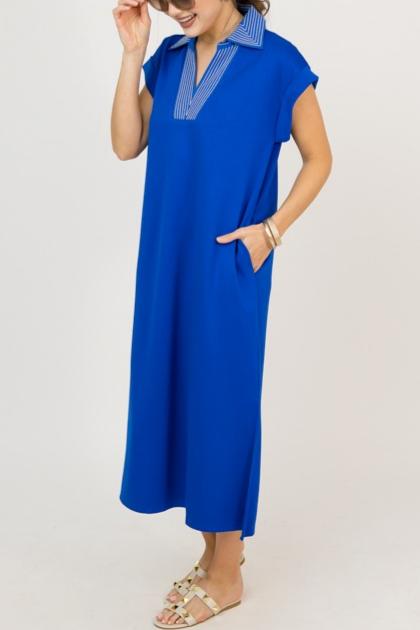 On The Collar Midi, Royal