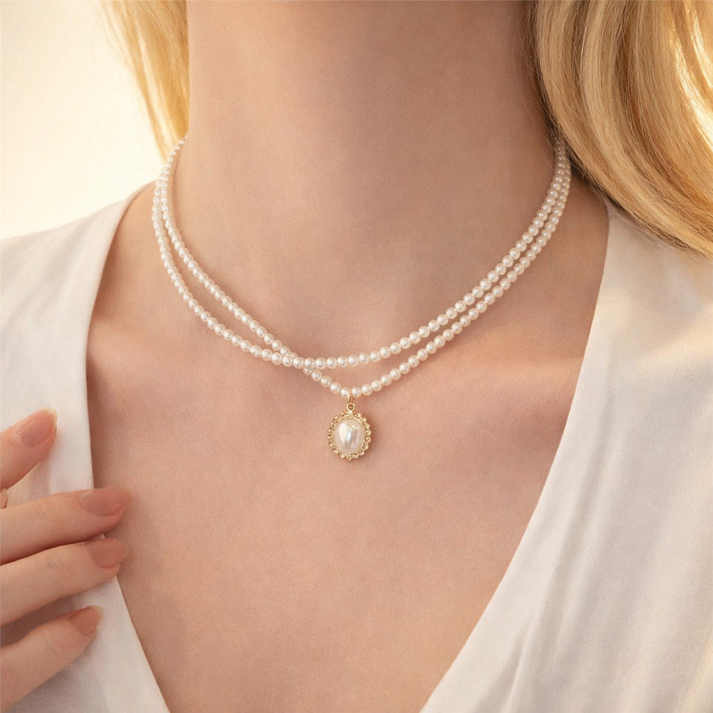 Aurora Pearl Necklace