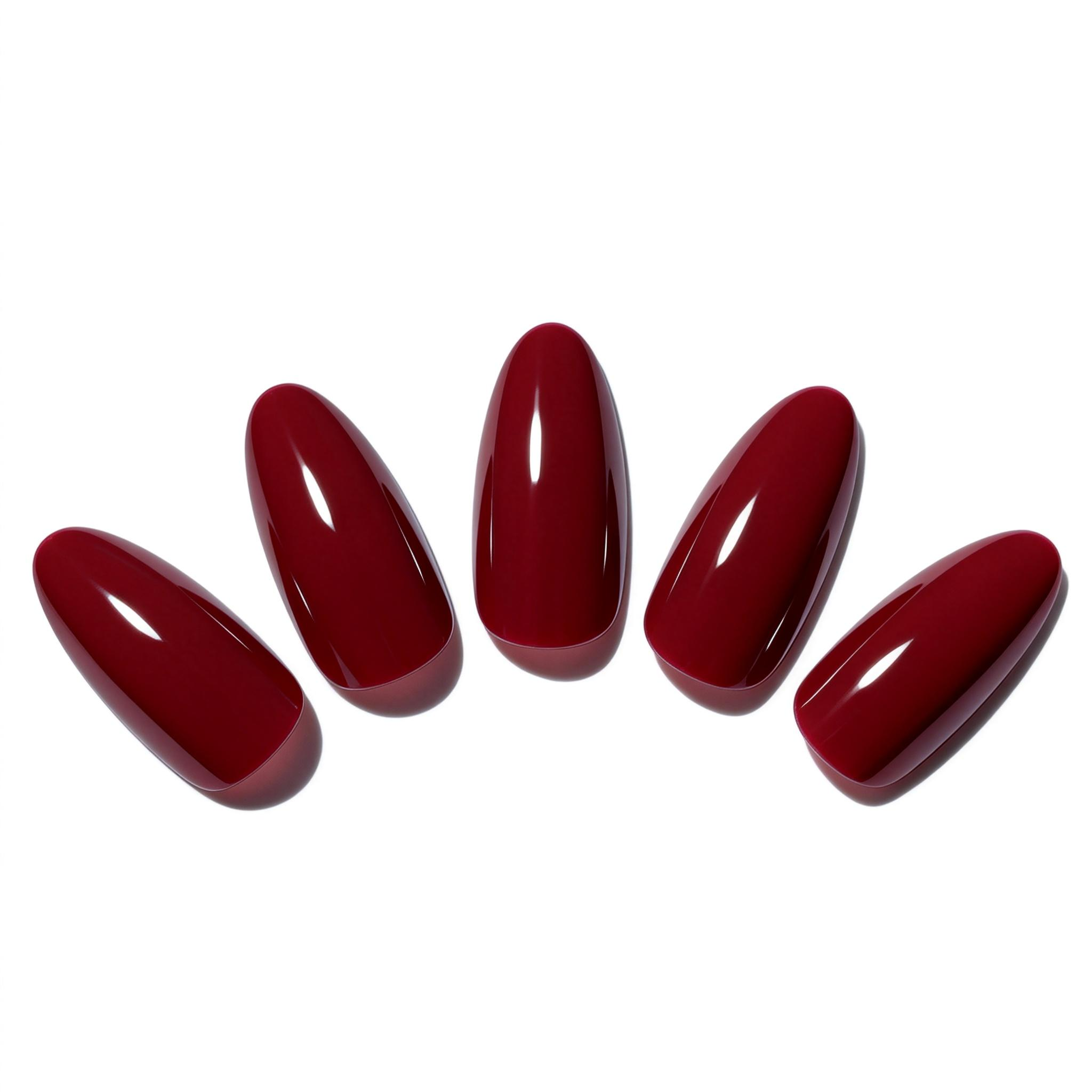 Nude Brown Almond Press-On Nails