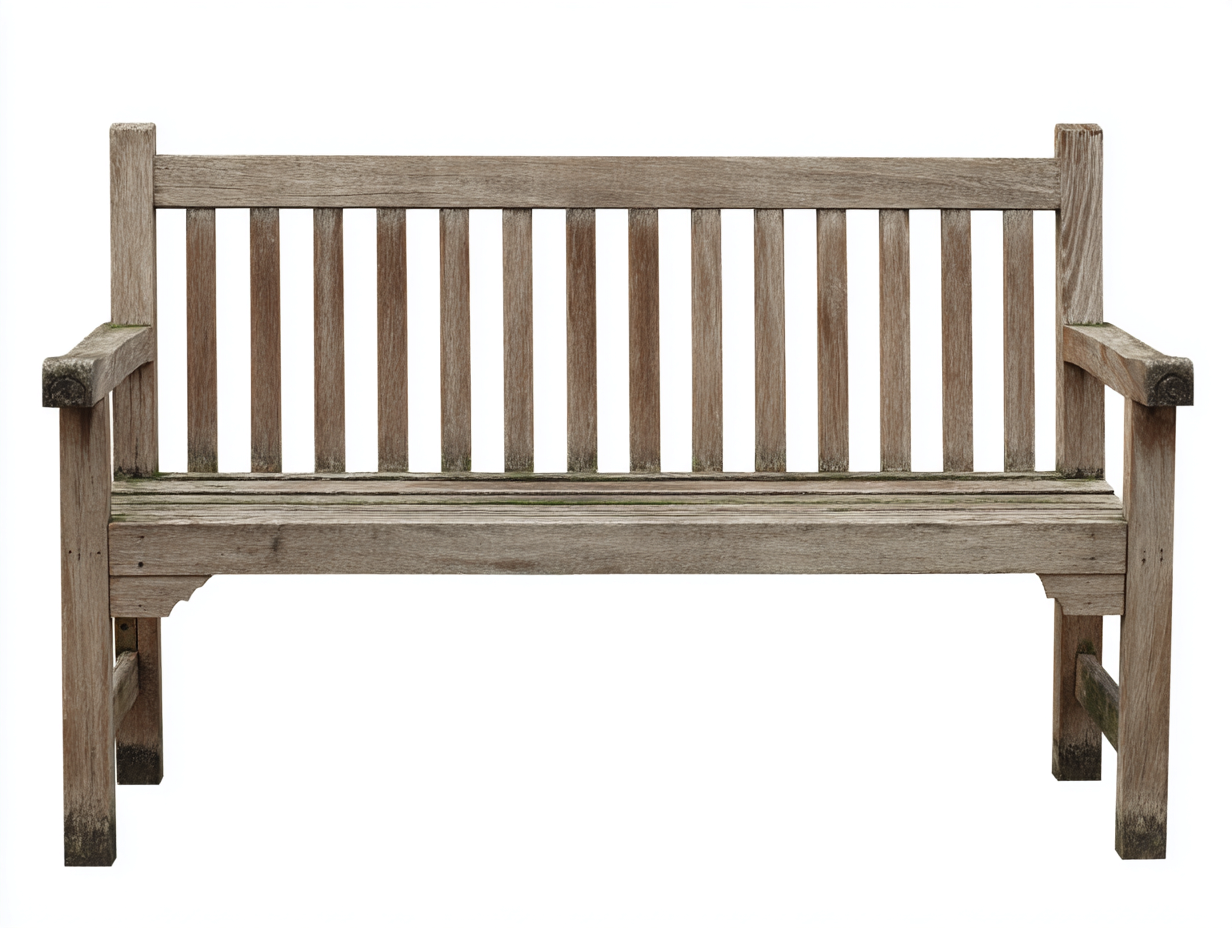 Garden Bench solid wood 48x24x36 inches - brown - outdoor classic design-Sheltervo