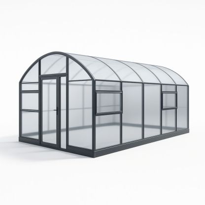 Serra da Giardino in Alluminio e Policarbonato Trasparente