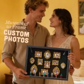 Museum of Us Shadow Box Frame Custom Frame Wedding & Engagement Gift Cute Miniature Museum Gifts Meaningful Gift Museum of Us Photo Frame