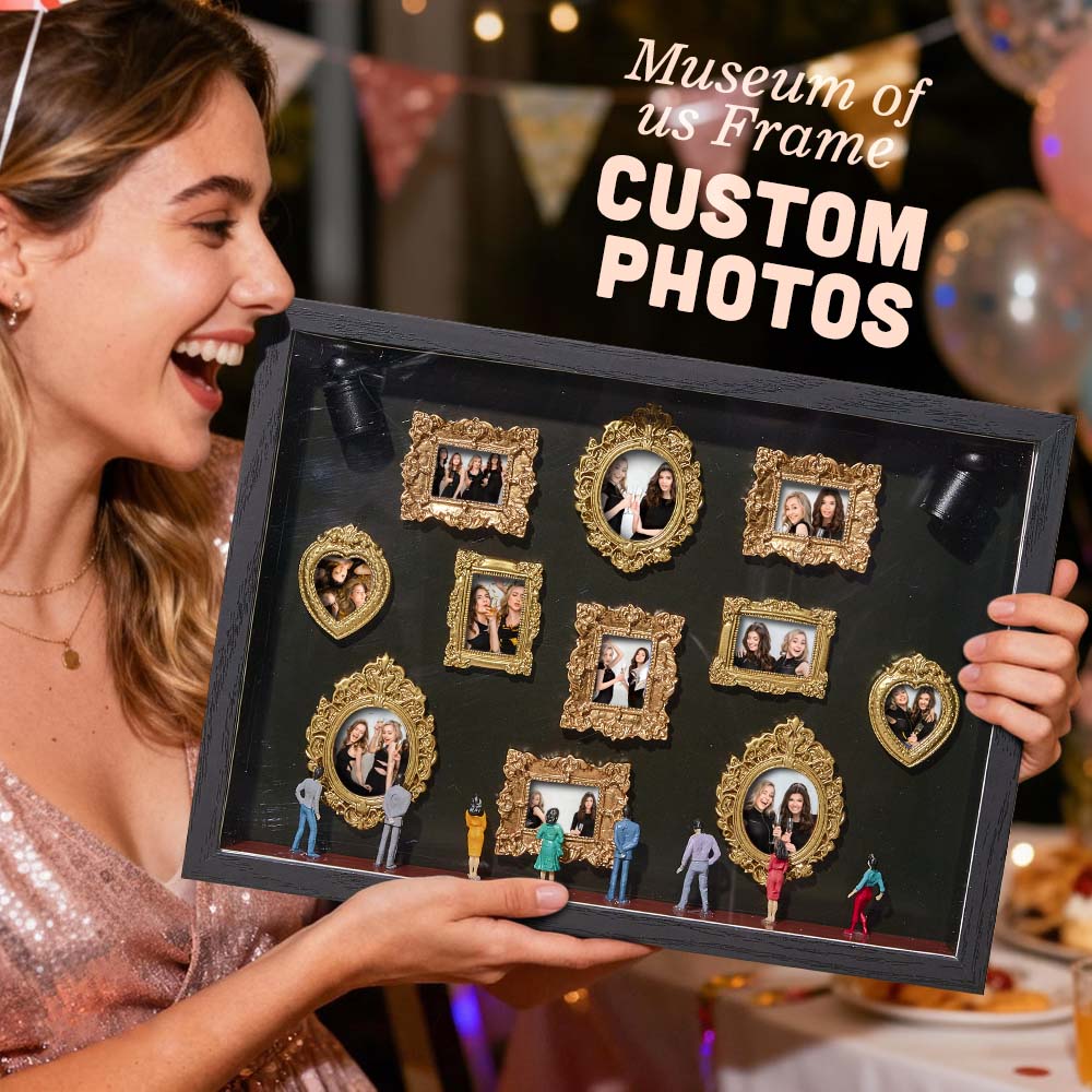 Museum of Us Shadow Box Frame CustomFrame Birthday Gift Cute Miniature Museum Gifts Meaningful Gift Birthday Gift