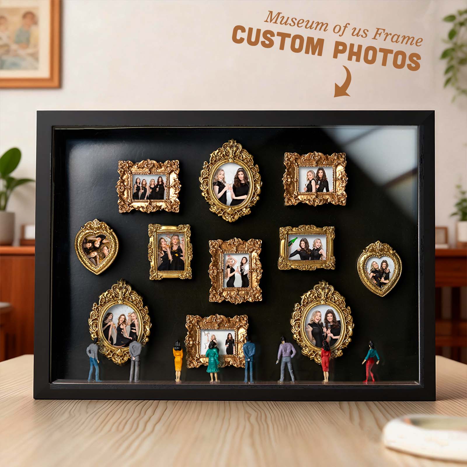 Museum of Us Shadow Box Frame CustomFrame Birthday Gift Cute Miniature Museum Gifts Meaningful Gift Birthday Gift