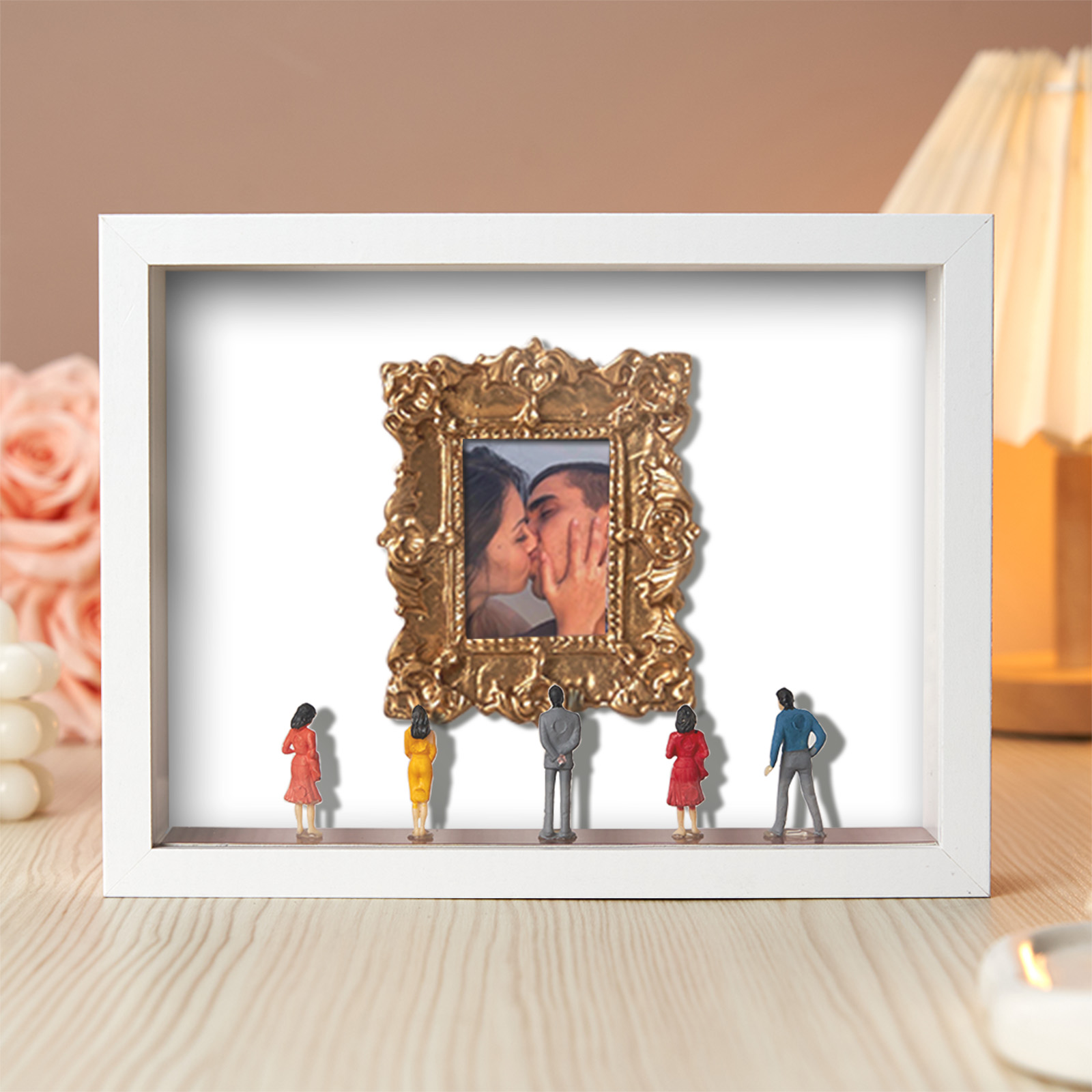 Museum of Us Frame Personalized Couples Gift for Her Cute Miniature Museum Gifts Meaningful Gift Valentine's Day Anniversary Gift- Custom Museum of us Frame