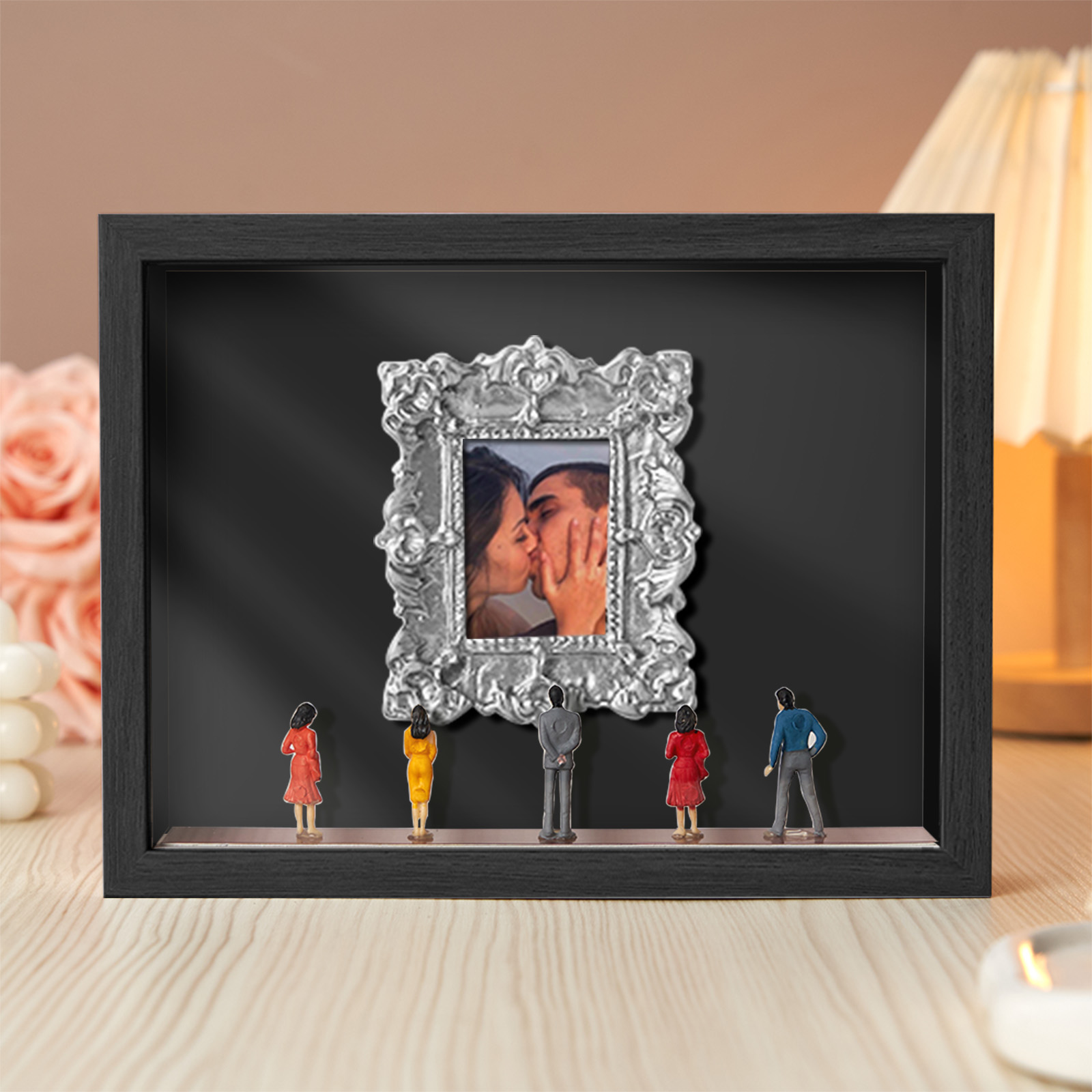 Museum of Us Frame Personalized Couples Gift for Her Cute Miniature Museum Gifts Meaningful Gift Valentine's Day Anniversary Gift- Custom Museum of us Frame