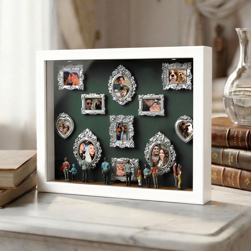 Museum of Us Frame Personalized Couples Gift for Her Cute Miniature Mu