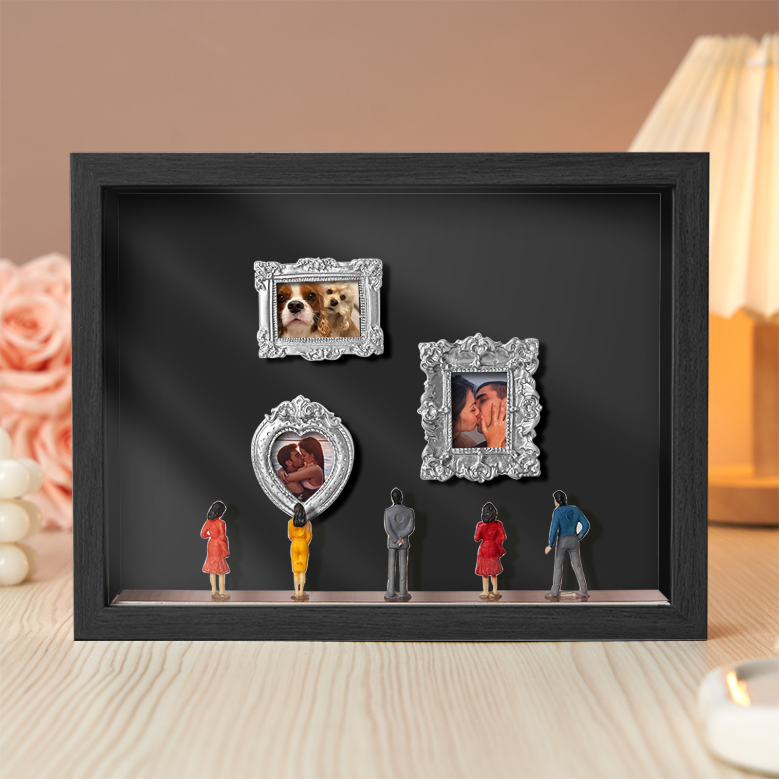 Museum of Us Frame Personalized Couples Gift for Her Cute Miniature Museum Gifts Meaningful Gift Valentine's Day Anniversary Gift- Custom Museum of us Frame