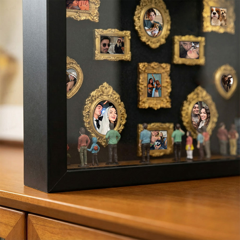 Museum of Us Frame Personalized Couples Gift for Her Cute Miniature Museum Gifts Meaningful Gift Valentine's Day Anniversary Gift- Custom Museum of us Frame