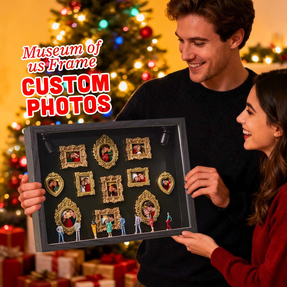 Museum of Us Frame Custom Shadow Box Frame Christmas Gift Cute Miniature Museum Gifts Meaningful Gift Museum of Us Photo Frame