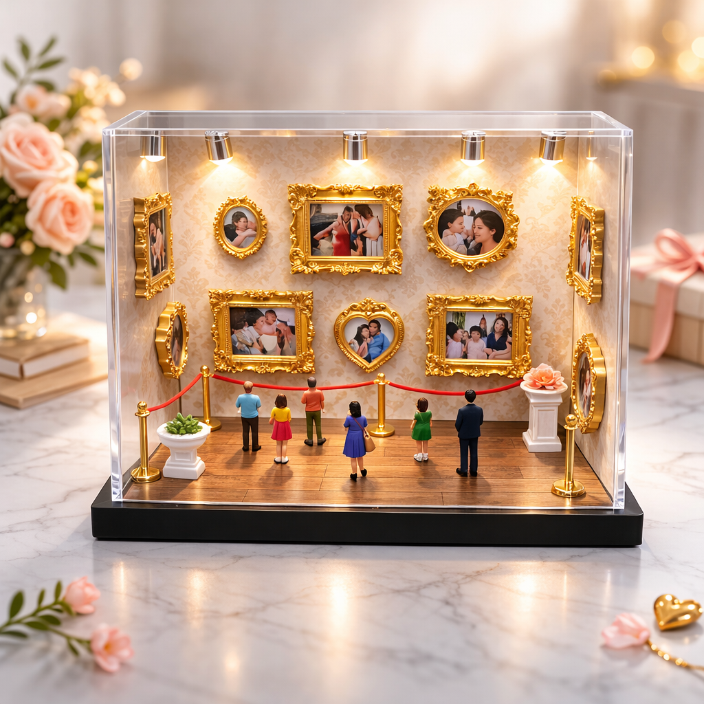 Museum of Us – DIY Museum of Us Transparent Mini Museum | Personalized Acrylic Photo Display Frame
