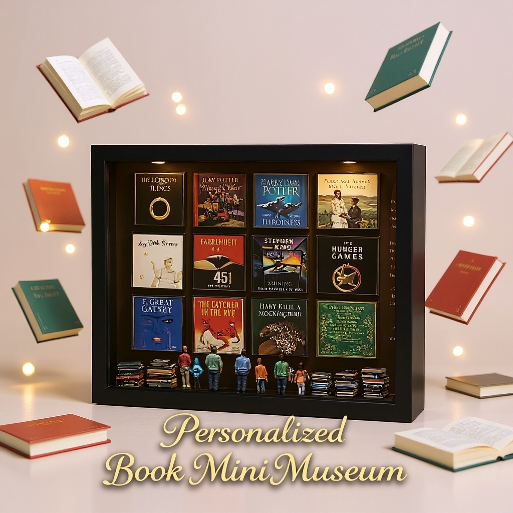 Museum of Us Frame Our Story – Personalized Book-Style Memory Frame | Meaningful Gift for Couples