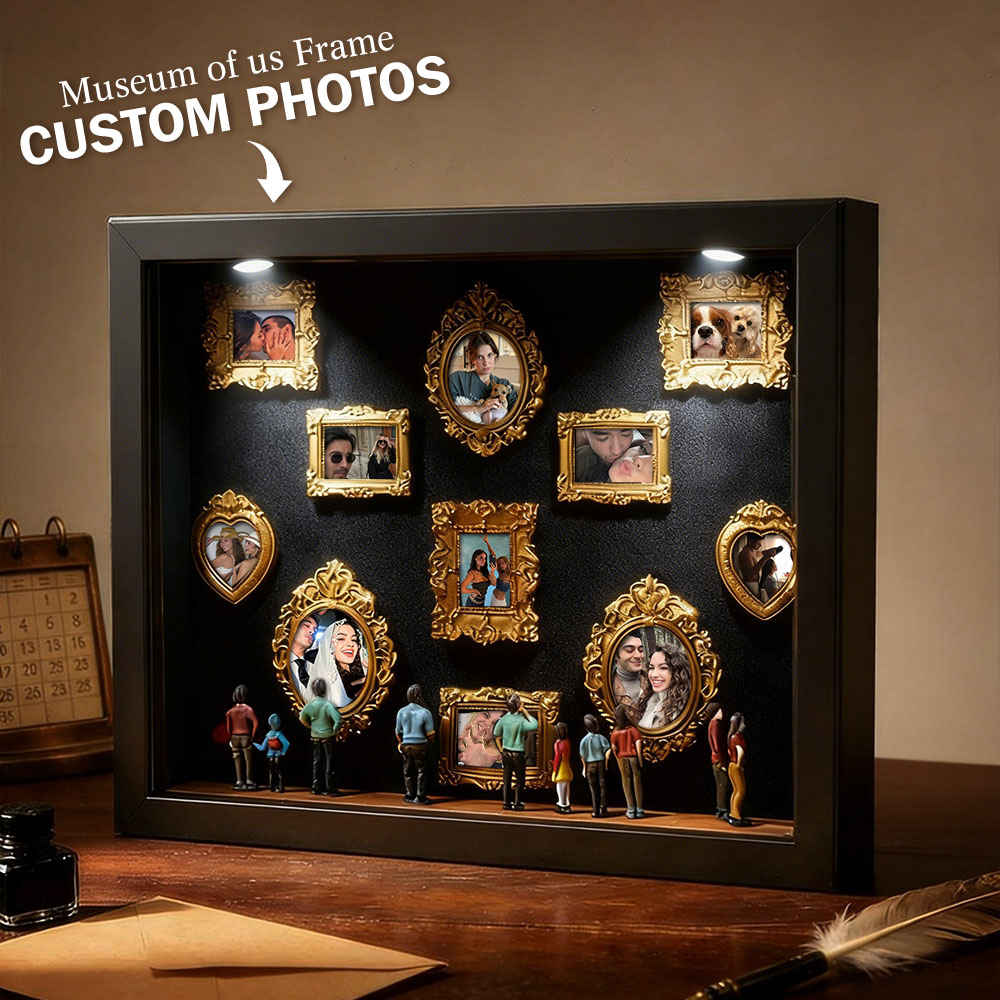 Museum of Us Frame Personalized Couples Gift for Her Miniature Museum Gifts Meaningful Gift Valentine's Day&Anniversary