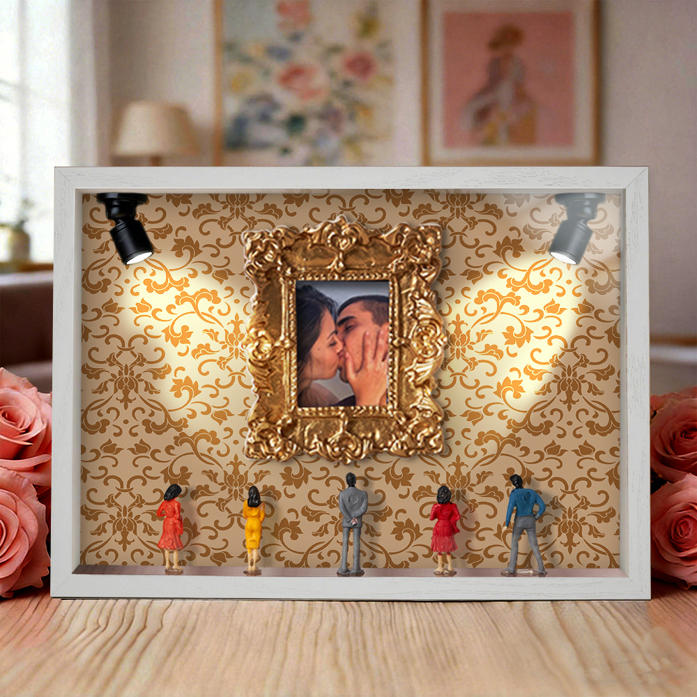 Museum of Us Frame Personalized Couples Gift for Her Miniature Museum Gifts Meaningful Gift Valentine's Day Anniversary Gift