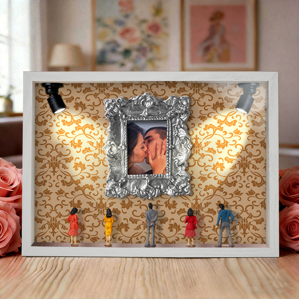 Museum of Us Frame Personalized Couples Gift for Her Miniature Museum Gifts Meaningful Gift Valentine's Day Anniversary Gift