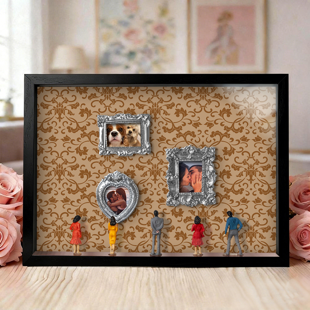 Museum of Us Frame Personalized Couples Gift for Her Miniature Museum Gifts Meaningful Gift Valentine's Day Anniversary Gift