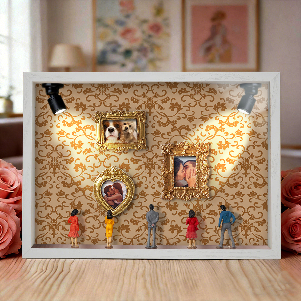 Museum of Us Frame Personalized Couples Gift for Her Miniature Museum Gifts Meaningful Gift Valentine's Day Anniversary Gift