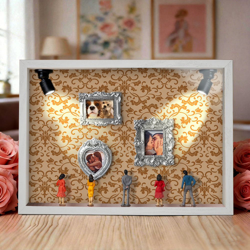 Museum of Us Frame Personalized Couples Gift for Her Miniature Museum Gifts Meaningful Gift Valentine's Day Anniversary Gift