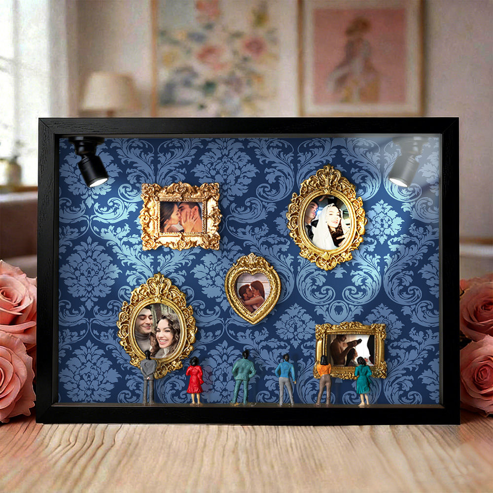 Museum of Us Frame Personalized Couples Gift for Her Miniature Museum Gifts Meaningful Gift Valentine's Day Anniversary Gift