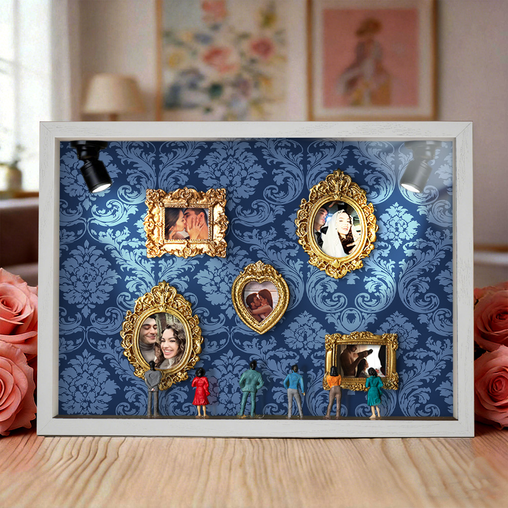 Museum of Us Frame Personalized Couples Gift for Her Miniature Museum Gifts Meaningful Gift Valentine's Day Anniversary Gift