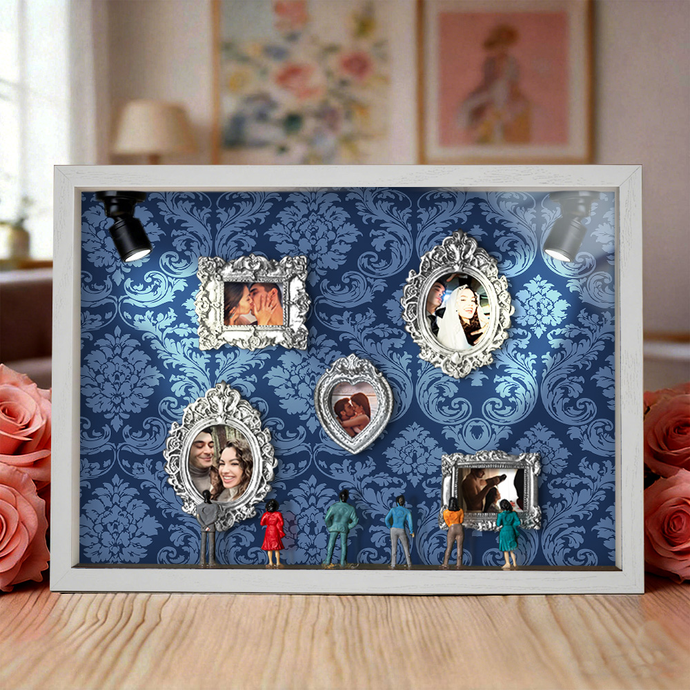 Museum of Us Frame Personalized Couples Gift for Her Miniature Museum Gifts Meaningful Gift Valentine's Day Anniversary Gift