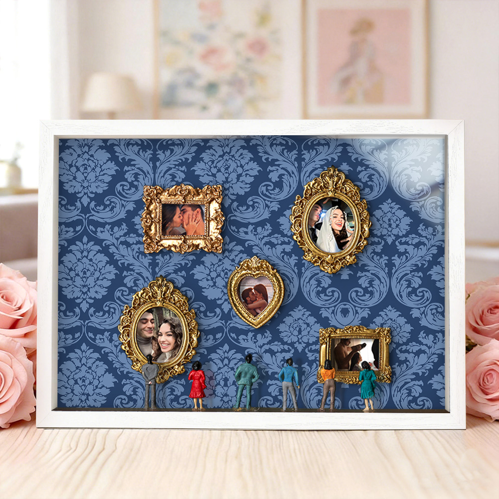 Museum of Us Frame Personalized Couples Gift for Her Miniature Museum Gifts Meaningful Gift Valentine's Day Anniversary Gift
