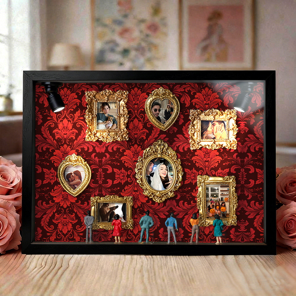 Museum of Us Frame Personalized Couples Gift for Her Miniature Museum Gifts Meaningful Gift Valentine's Day Anniversary Gift