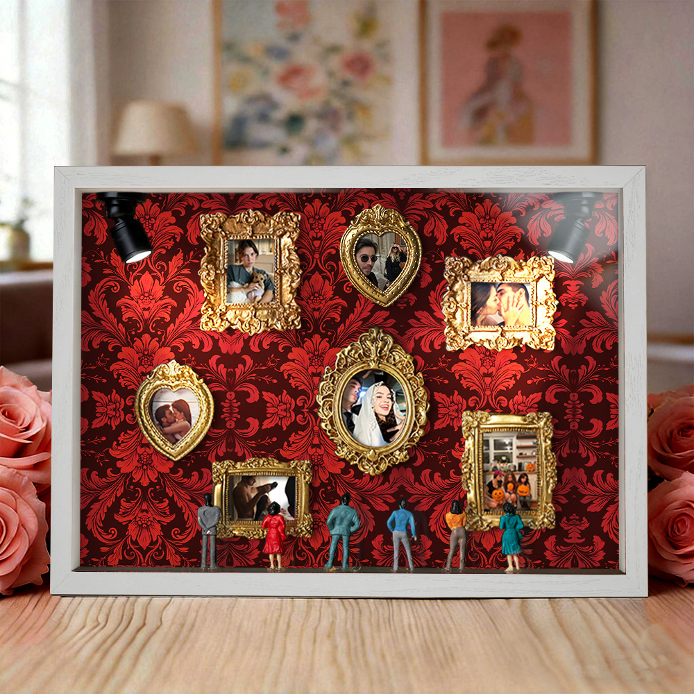 Museum of Us Frame Personalized Couples Gift for Her Miniature Museum Gifts Meaningful Gift Valentine's Day Anniversary Gift