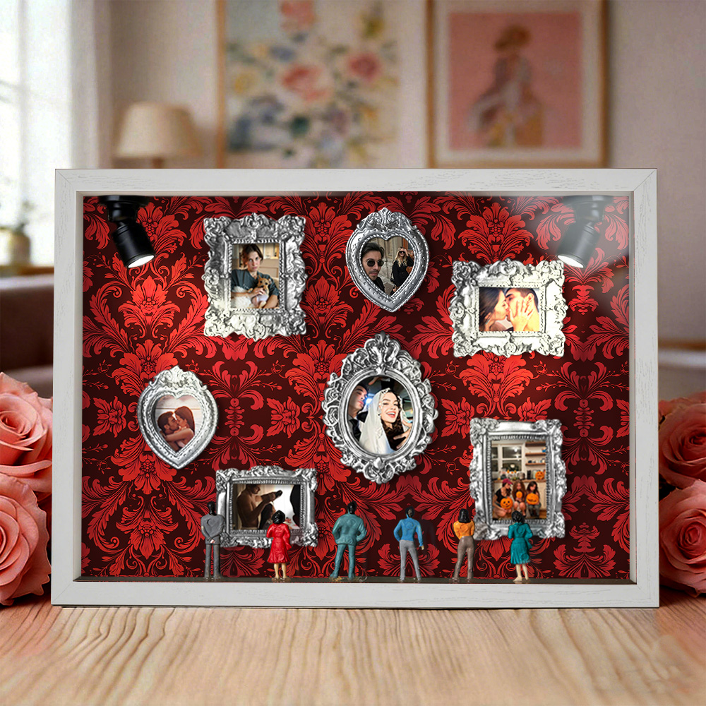 Museum of Us Frame Personalized Couples Gift for Her Miniature Museum Gifts Meaningful Gift Valentine's Day Anniversary Gift
