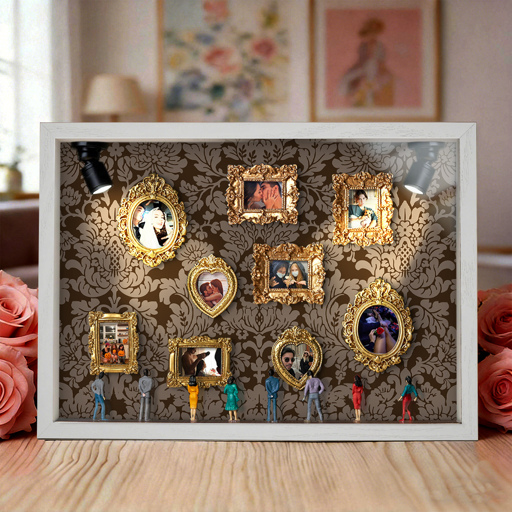 Museum of Us Frame Personalized Couples Gift for Her Miniature Museum Gifts Meaningful Gift Valentine's Day Anniversary Gift