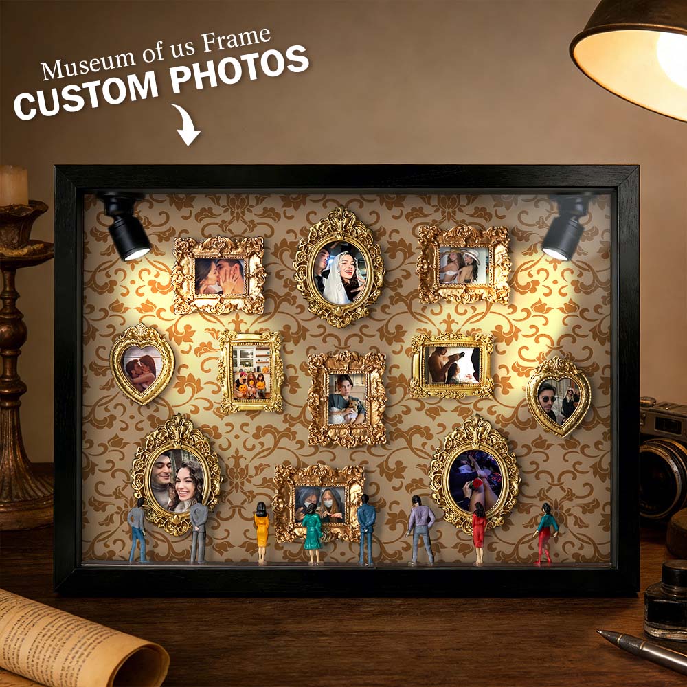 Museum of Us Frame Personalized Couples Gift for Her Miniature Museum Gifts Meaningful Gift Valentine's Day&Anniversary
