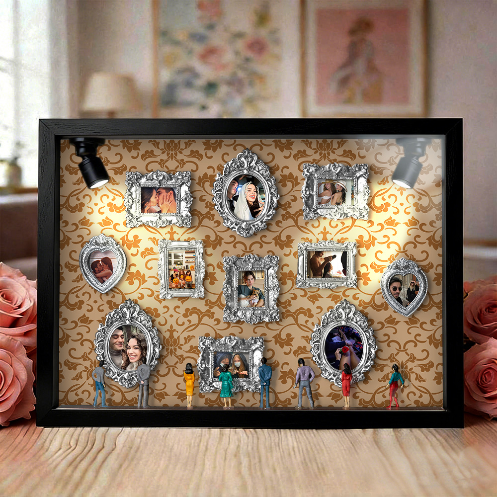 Museum of Us Frame Personalized Couples Gift for Her Miniature Museum Gifts Meaningful Gift Valentine's Day Anniversary Gift