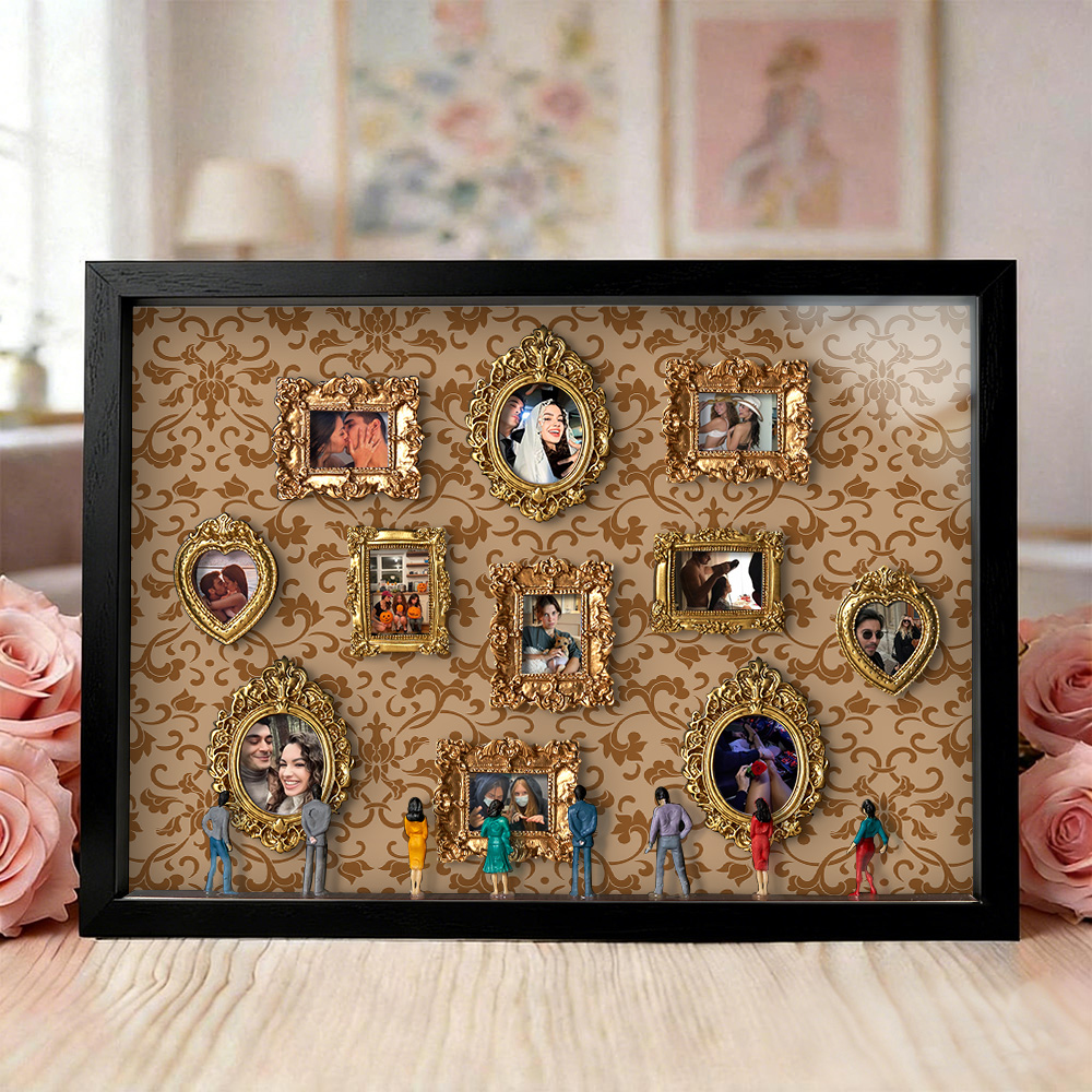 Museum of Us Frame Personalized Couples Gift for Her Miniature Museum Gifts Meaningful Gift Valentine's Day Anniversary Gift