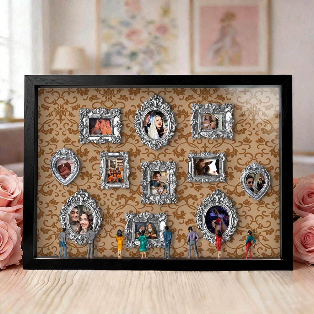 Museum of Us Frame Personalized Couples Gift for Her Miniature Museum Gifts Meaningful Gift Valentine's Day Anniversary Gift