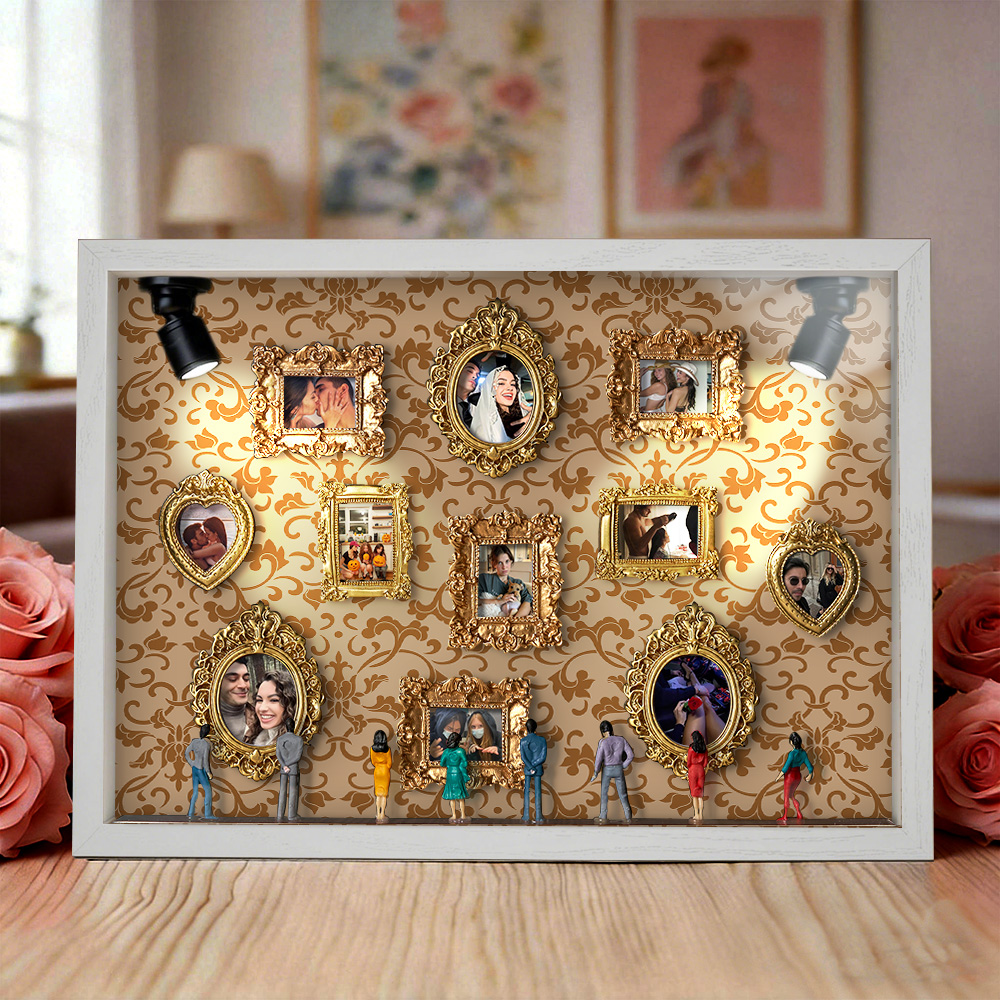 Museum of Us Frame Personalized Couples Gift for Her Miniature Museum Gifts Meaningful Gift Valentine's Day Anniversary Gift