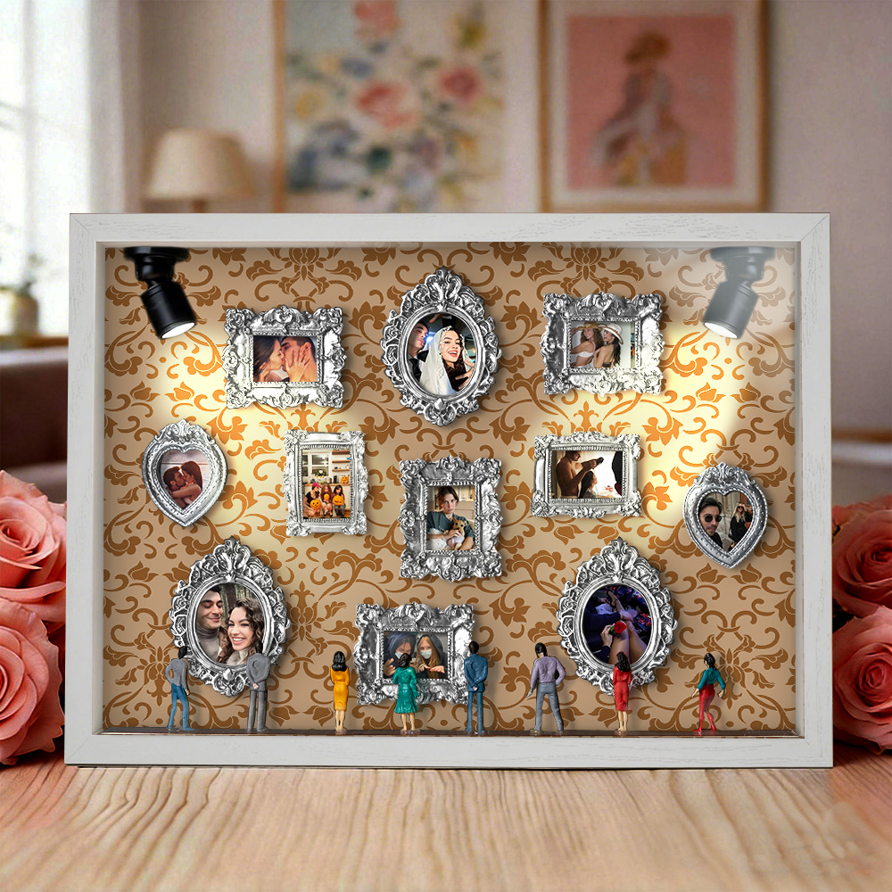 Museum of Us Frame Personalized Couples Gift for Her Miniature Museum Gifts Meaningful Gift Valentine's Day Anniversary Gift