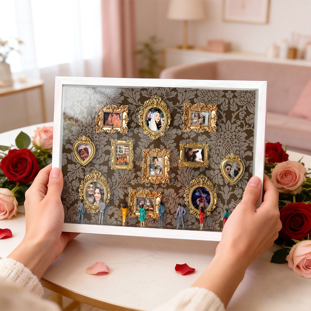 Museum of Us Frame Personalized Couples Gift for Her Miniature Museum Gifts Meaningful Gift Valentine's Day Anniversary Gift