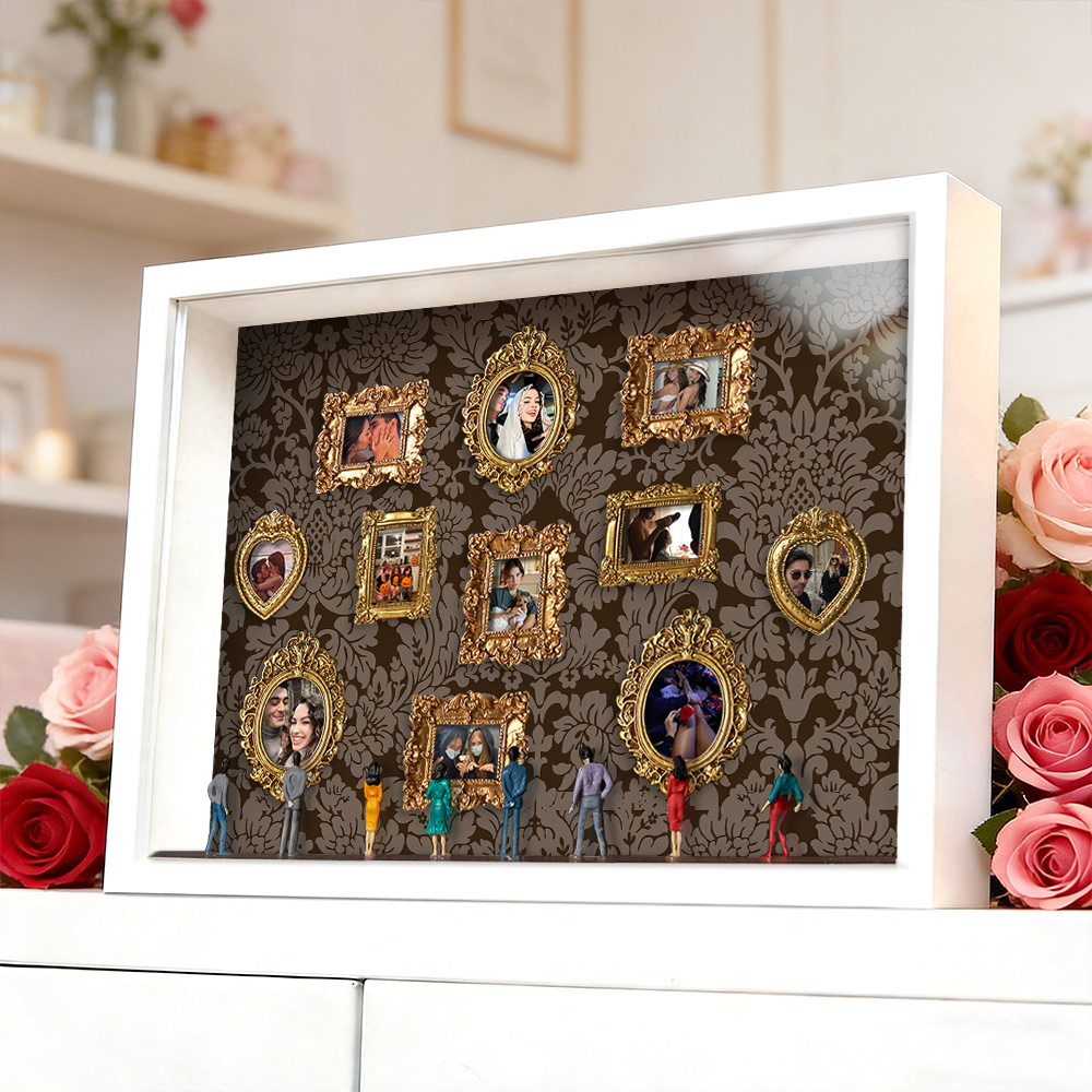 Museum of Us Frame Personalized Couples Gift for Her Miniature Museum Gifts Meaningful Gift Valentine's Day Anniversary Gift