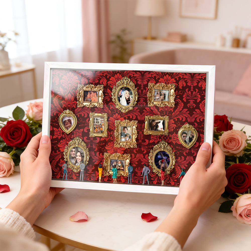 Museum of Us Frame Personalized Couples Gift for Her Miniature Museum Gifts Meaningful Gift Valentine's Day Anniversary Gift