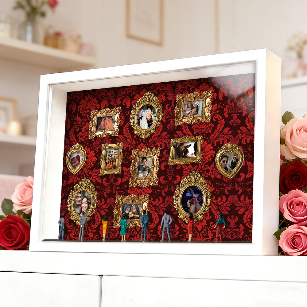 Museum of Us Frame Personalized Couples Gift for Her Miniature Museum Gifts Meaningful Gift Valentine's Day Anniversary Gift