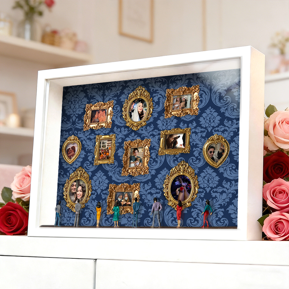 Museum of Us Frame Personalized Couples Gift for Her Miniature Museum Gifts Meaningful Gift Valentine's Day Anniversary Gift